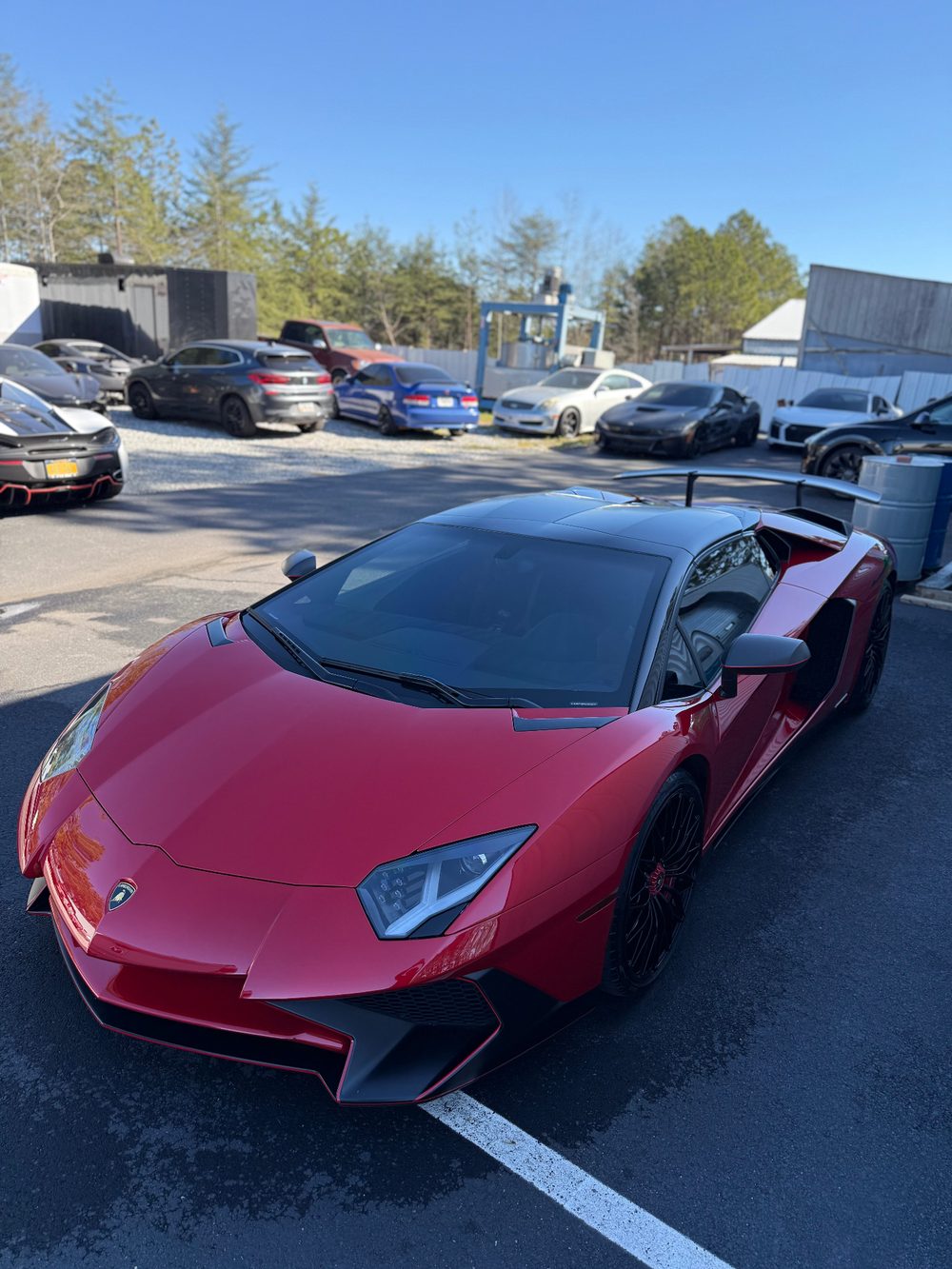 Lamborghini Aventador exterior after detailing in Atlanta, GA