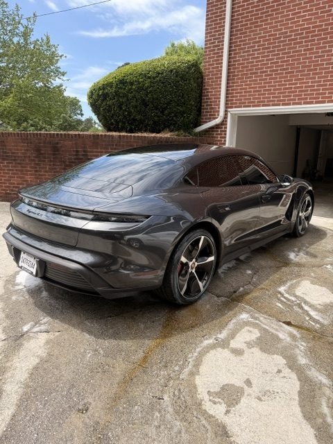 Tinted Porsche Taycan rear windows, Atlanta, GA