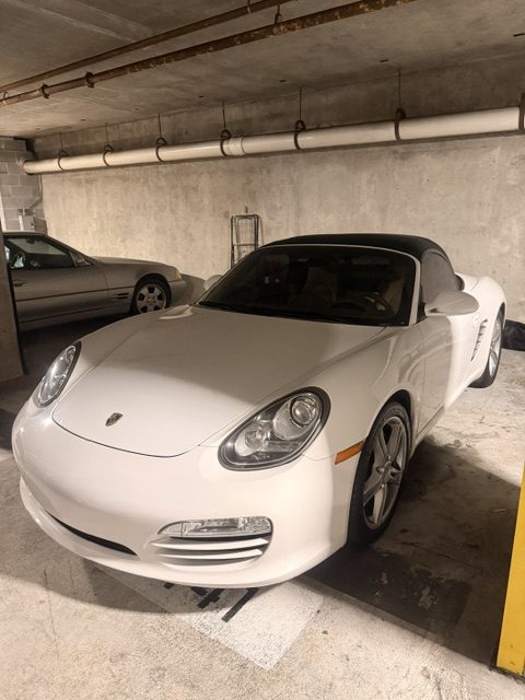 Tinted white Porsche Boxster, Atlanta, GA