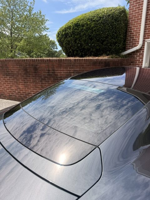 Close-up of ceramic tint film finish, Atlanta, GA
